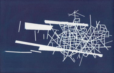 Desenho intitulada "Asvirus 106" por Derek Lerner, Obras de arte originais, Tinta