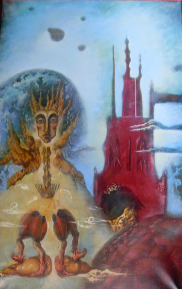 Картина под названием "Кратковременное пер…" - Светлана Дергачева, Подлинное произведение искусства, Масло