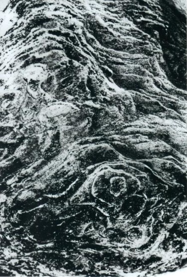 Photographie intitulée "Vibration rocheuse" par Roseline Deschamps, Œuvre d'art originale