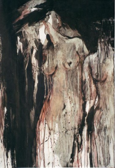 Peinture intitulée "Réconciliation" par Roseline Deschamps, Œuvre d'art originale, Huile