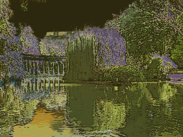 Digital Arts titled "Paris, Parc Monceau…" by René Desenne, Original Artwork, Other