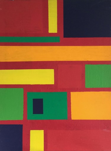 Painting titled "Colors" by Dominique Danguy, Original Artwork, Acrylic