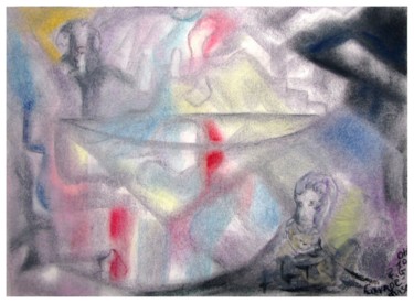Malerei mit dem Titel "Der Kelch des Lebens" von Franziska Van Der Geest, Original-Kunstwerk