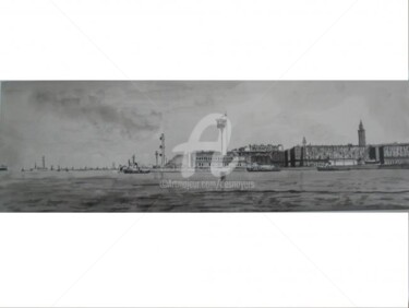 Painting titled "Le Havre" by Desnoyers, Original Artwork