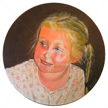 Painting titled "MA P'TITE FILLE" by Desnoyers, Original Artwork