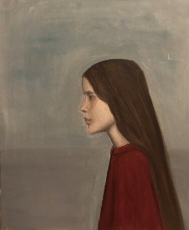 Malerei mit dem Titel "Je ne sais pas" von Despoina Kantere, Original-Kunstwerk, Öl