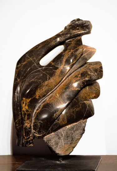 Sculptuur getiteld "2019 . 98   Marbre…" door Alain Despres, Origineel Kunstwerk, Steen