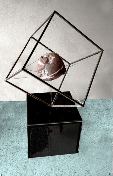 Скульптура под названием "2021 . C12" - Alain Despres, Подлинное произведение искусства, Камень