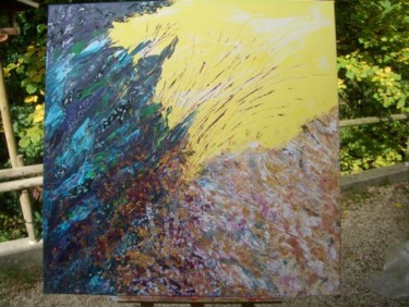 Painting titled "Energie nature" by Dominique Desroziers, Original Artwork