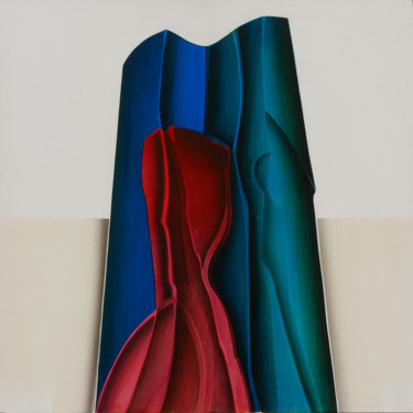 Peinture intitulée "122-17 1981" par Guy Dessauges, Œuvre d'art originale, Huile