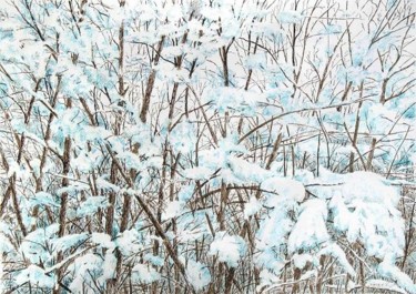 제목이 "Branche neige"인 그림 Pierre Fabry로, 원작, 다른