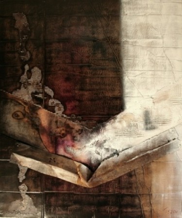 Peinture intitulée "ref_353(08)-huile,m…" par De Thezan, Œuvre d'art originale, Huile
