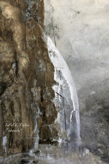 Fotografia zatytułowany „Waterfall” autorstwa Detlef B. Fischer, Oryginalna praca, Fotografia cyfrowa