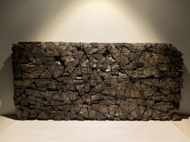 Sculpture titled "Processo d'introspe…" by Deusmou, Original Artwork, Wood