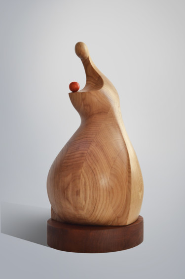 Skulptur mit dem Titel "Woman as a symbol o…" von Kopych Davyd, Original-Kunstwerk, Holz