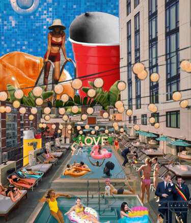 viva la vida Digital Arts titled "viva la vida" by Deva M Dharmarathne, Original Art, Collages Mounted on Plexiglass