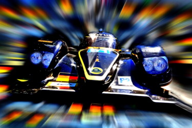 Fotografía titulada "Speeding Lotus LMP2…" por Deverviers, Obra de arte original, Fotografía digital