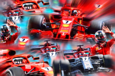 Digital Arts titled "Raikkonen Collection" by Deverviers, Original Artwork, 2D Digital Work