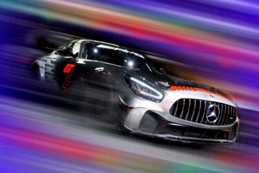 Photography titled "Mercedes AMG GT4" by Deverviers, Original Artwork, Digital Photography