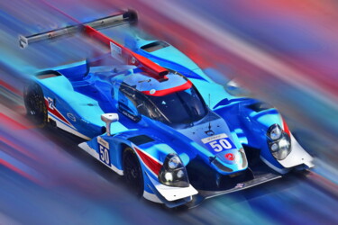 Fotografie getiteld "Ligier - Le Mans Pr…" door Deverviers, Origineel Kunstwerk, Digitale fotografie