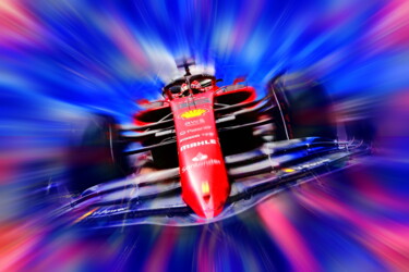 Arte digital titulada "Formule Leclerc" por Deverviers, Obra de arte original, Foto-montaje