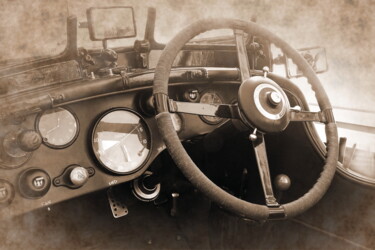 Fotografía titulada "Vintage - Automobil…" por Deverviers, Obra de arte original, Fotografía digital