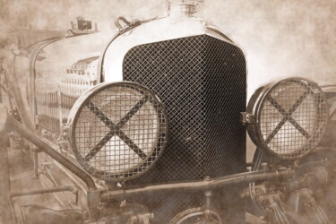 Photography titled "Vintage - Automobil…" by Deverviers, Original Artwork, Manipulated Photography