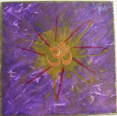 Peinture intitulée "Le soleil du coeur" par Marilys, Œuvre d'art originale