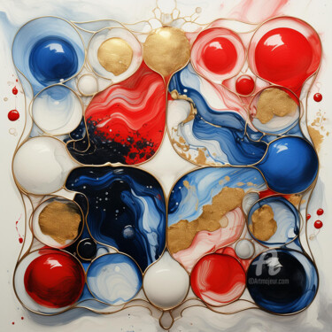 Digital Arts titled "Paintballs" by Devonmeert, Original Artwork, AI generated image
