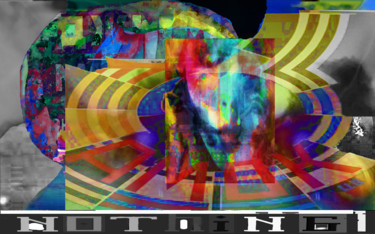Digitale Kunst mit dem Titel "Big Spaces Where Pa…" von Devorah Rosen, Original-Kunstwerk, Digitale Malerei