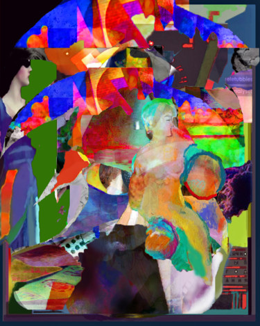 Digital Arts titled "Cerebral Ecstasies…" by Devorah Rosen, Original Artwork, Digital Painting