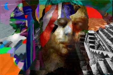 Digitale Kunst mit dem Titel "'This Machine Will…" von Devorah Rosen, Original-Kunstwerk, Digitale Malerei
