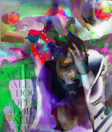 Digital Arts titled "Healer, Warrior, Lo…" by Devorah Rosen, Original Artwork, Digital Painting