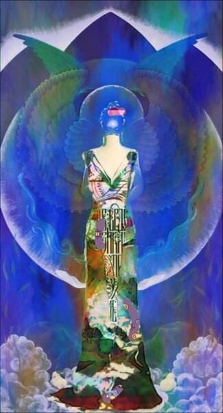 Digitale Kunst mit dem Titel "Creatures of harmon…" von Devorah Rosen, Original-Kunstwerk, Digitale Malerei