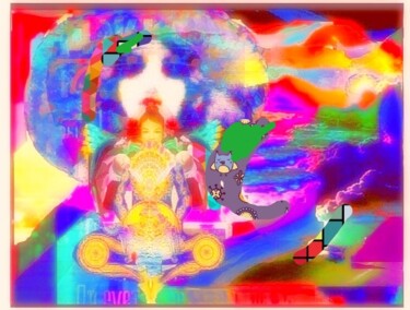 Digitale Kunst mit dem Titel "Dreaming in colour…" von Devorah Rosen, Original-Kunstwerk, Digitale Malerei