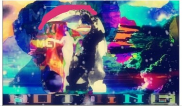 Цифровое искусство под названием "Wolf gand said triad" - Devorah Rosen, Подлинное произведение искусства, Цифровая живопись