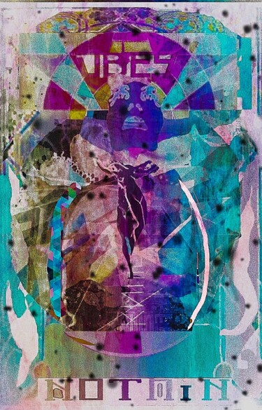 Arts numériques intitulée "Music album cover t…" par Devorah Rosen, Œuvre d'art originale, Peinture numérique