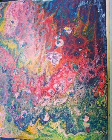 Painting titled "Coral" by Cortinhal Dévora, Original Artwork, Acrylic
