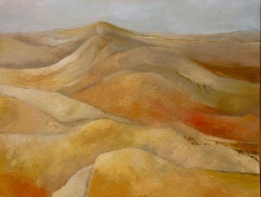 Peinture intitulée "montagnes féminines" par Devy, Œuvre d'art originale, Huile