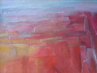 Peinture intitulée "paysage 10" par Devy, Œuvre d'art originale, Huile