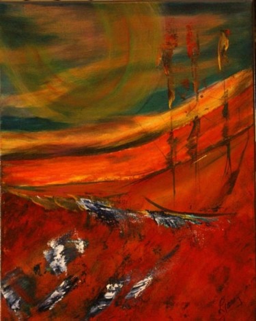Folâtre 154 Peinture intitulée "Folâtre 154" par Liam G Déziel, Œuvre d'art originale