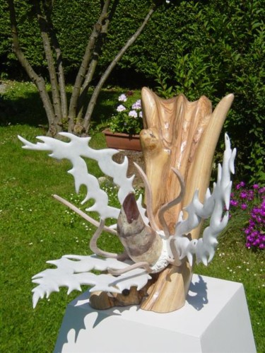 Sculpture intitulée "Floraison" par Dgiro, Œuvre d'art originale