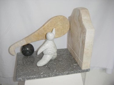 Sculpture intitulée "Pelote basque" par Dgiro, Œuvre d'art originale