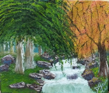 Malarstwo zatytułowany „Riacho Verde” autorstwa D' Griese, Oryginalna praca, Akryl