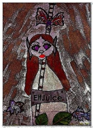 数字艺术 标题为“ELFJUICE” 由Pepita Selles, 原创艺术品, 其他