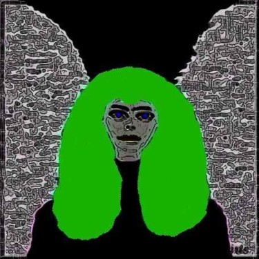 "angelwoman" başlıklı Dijital Sanat Pepita Selles tarafından, Orijinal sanat, Kolaj