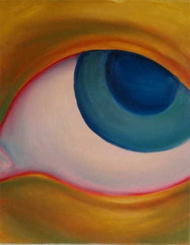Painting titled "eye" by Dhaveed Woody, Original Artwork