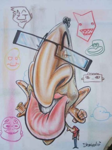Drawing titled "caricature-4.jpg" by Dhaveed Woody, Original Artwork