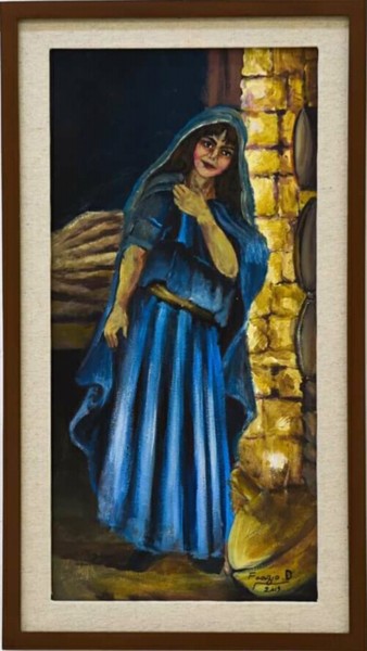 Peinture intitulée "Femme" par Dionysos, Œuvre d'art originale, Acrylique