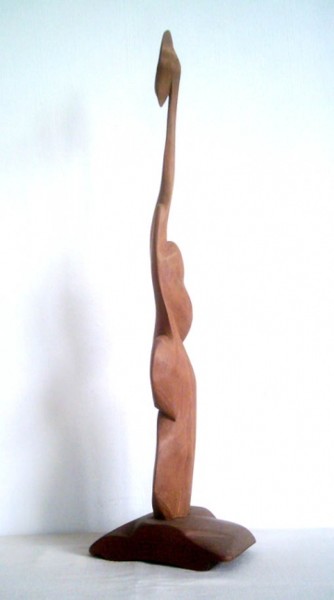 Sculpture titled "Flame" by Dhyaneswar Dausoa, Original Artwork